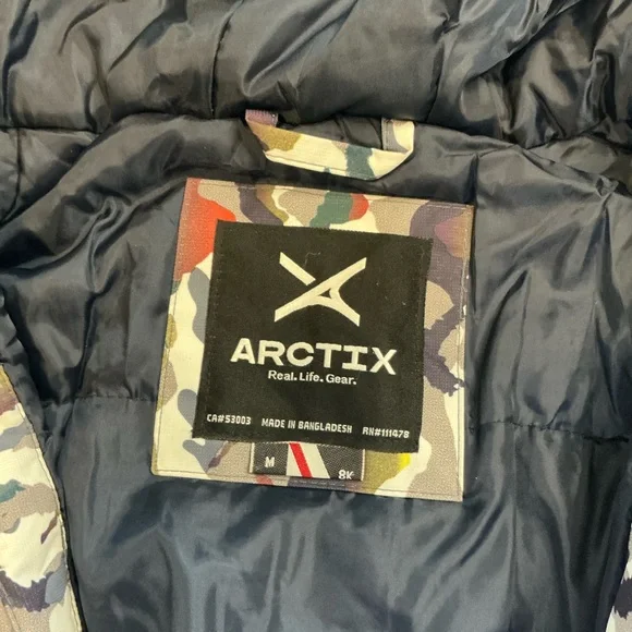 NEW! Arctix Camo Slalom Insulated Winter Jacket boys Size Med NWOT - Picture 14 of 15